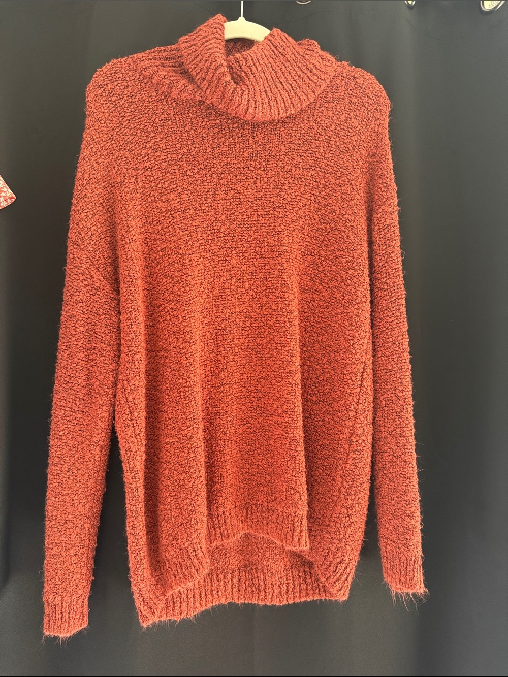 Forever 21 Rust Cowl Neck Sweater - Women's